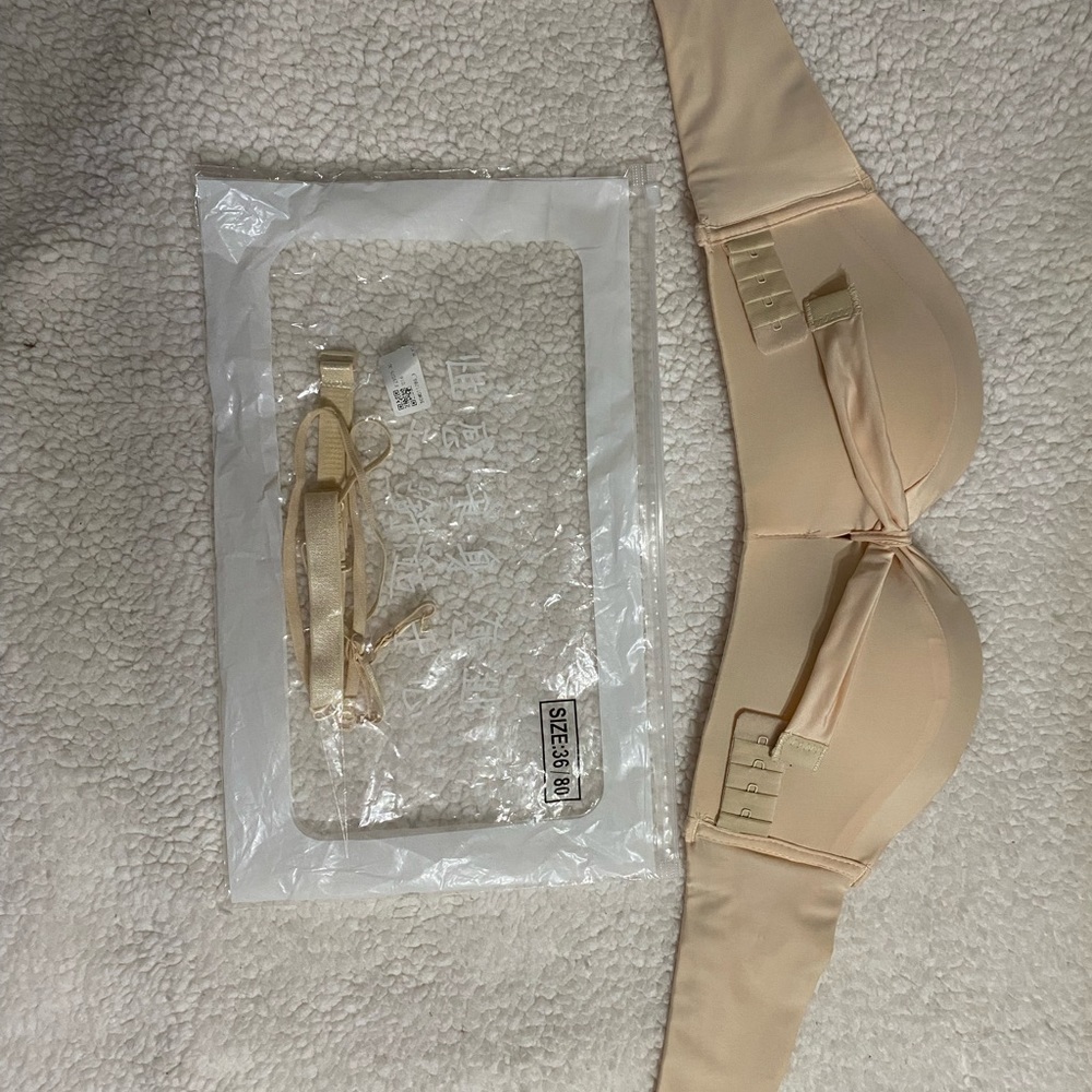 Bellelily front button breast lifting bra.